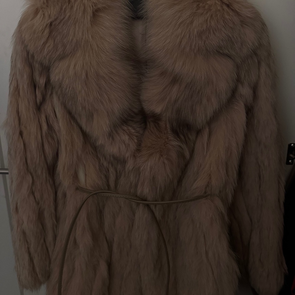 Vintage Silver Fox Fur Women's Jacket